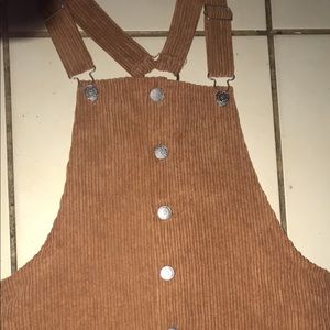 Hot Kiss Corduroy Overall Dress 🖤